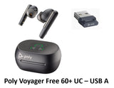 Affordable Poly Voyager Free 60+ UC/MS Touchscreen Charging Case True Wireless Earbuds (Black) at SourceIT