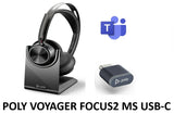 Best Wireless Headset with Stand Poly/Plantronics Voyager Focus 2 UC/MS 
