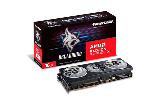Powercolor Hellhound AMD Radeon™ RX 7800 XT 16GB GDDR6 (RX 7800 XT 16G-L/OC) - SourceIT