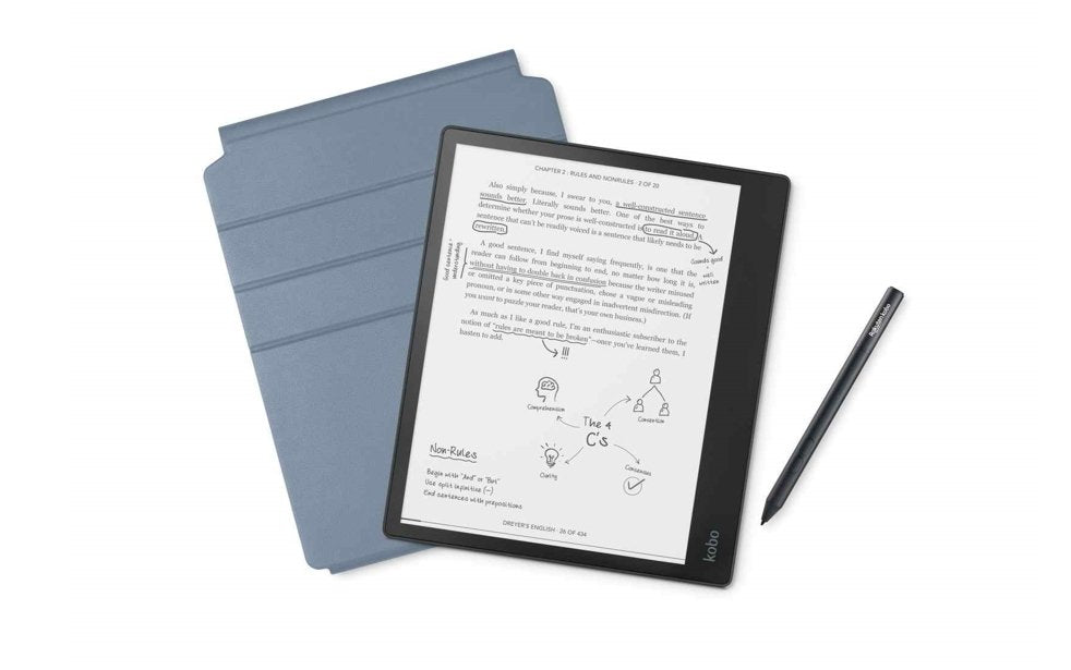 Rakuten Kobo Clara 2E 6 inch EReader Touch Deep Ocean Blue (N506KUOB