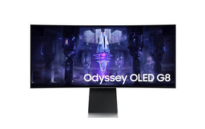 Samsung 34" Odyssey OLED G8 WQHD Curved Gaming Monitor (LS34BG850SEXXS) - SourceIT