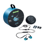 Shure Aonic 215 Sound Isolating Earphones With Integrated Remote and Mic Blue (SE215DYBL+UNI-A) - SourceIT