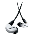 Shure Aonic 215 Sound Isolating Earphones With Integrated Remote and Mic White (SE215DYWH+UNI-A) - SourceIT