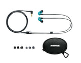 Shure SE215 Single Microdriver Sound Isolating Earphones With Standard Cable Blue (SE215SPE-A) - SourceIT