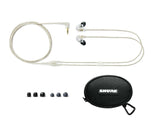 Shure SE215 Single Microdriver Sound Isolating Earphones With Standard Cable Clear (SE215-CL-A) - SourceIT