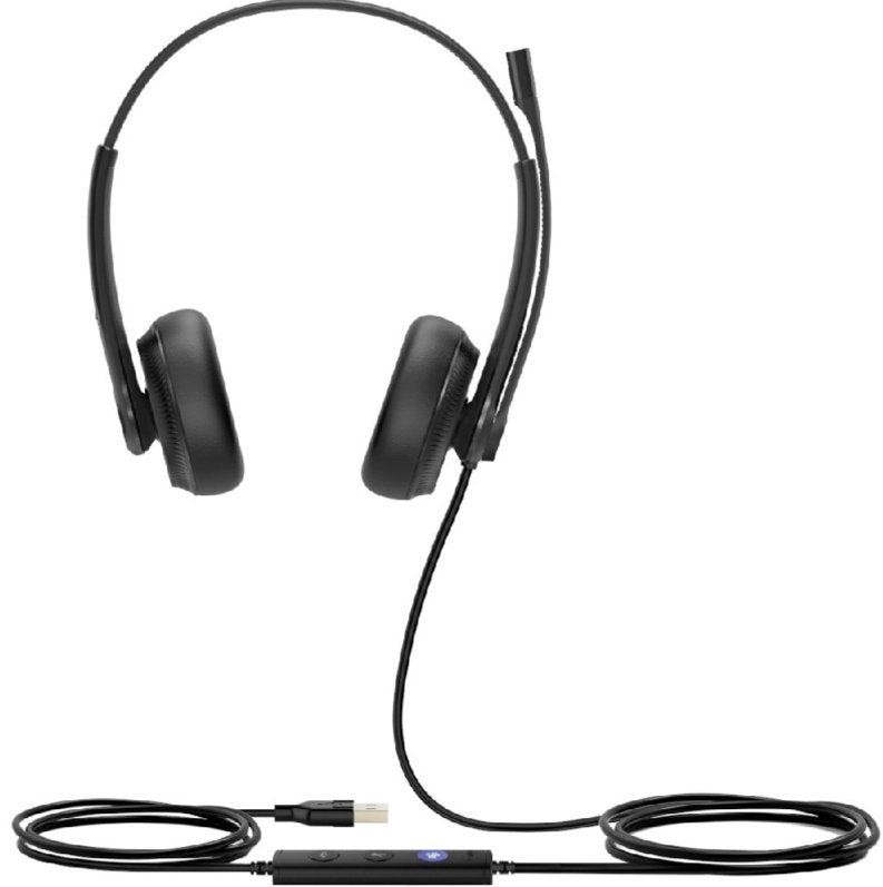 Casque Yealink UH46 Dual UC – USB-C/A, Suppression De Bruit 3 Micros, Confort Toute La Journée