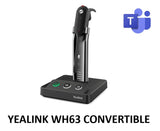 Affordable Yealink WH63 Convertible Wireless DECT Headset (USB-A) - SourceIT